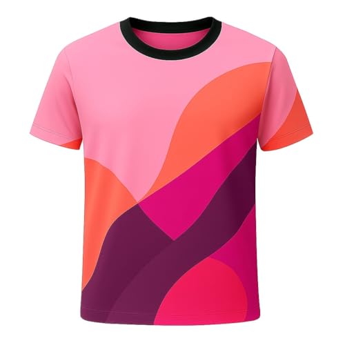 Image of Kid's Athletic T-Shirt | Ultra-Breathable, Moisture-Wicking Polyester Jersey Designed for Energetic Running, Active Sports, and Everyday Play
