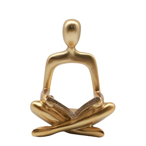 La escultura del pensador, estatua del pensador | Figuras de escultura abstractas Figuras de resina para decoración del hogar,Figuras decorativas, esculturas, decoración del hogar para oficinas, estan