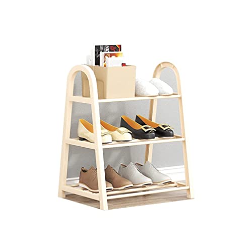 Étagère à chaussures à 3 niveaux empilable petit meuble de rangement