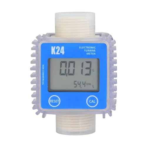Compteur K24 numérique pour huile et carburant industriel bleu