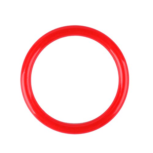 Faswin 50 Pack Plastic Carnival Rings 2.5 Inch Toss Rings Fun Target Toys for Kids Ring Toss Game, Speed and Agility Training Games, Carnival Garden Backyard Outdoor Games, Game Booth