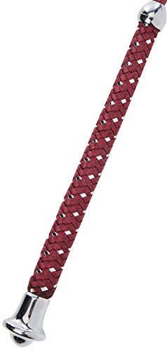 HKM 544354 L Riding Whip - Silver, wine red - Image 2