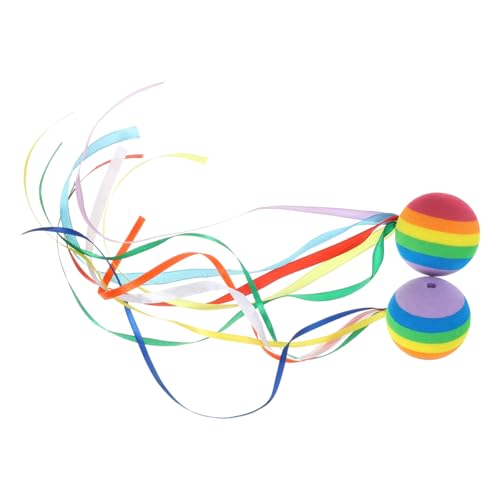 CONGARTENO 2Pcs Automotive Antenna Ball Decorations with Ribbon Stylish Car Antenna Topper for Enhanced Vehicle Appearance and Versatile Compatibility