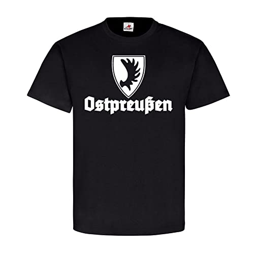 T-shirt Prusse de Trakehner et pelle d'élan noir 4XL #14095