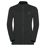 Wärmend Odlo Kinder Langarm Shirt mit Reißverschluss BERRA, black, 164