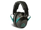 Walker's Passive Low Profile Folding Muff- Black/Teal