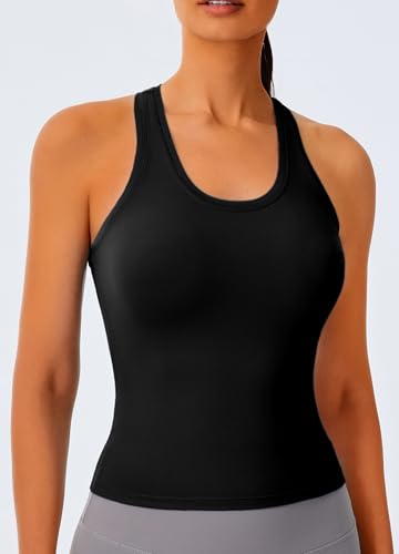 JOYSPELS Workout Tank Tops for Women - Butter Soft Racerback Athletic Tops Sleeveless Gym Yoga Shirts2