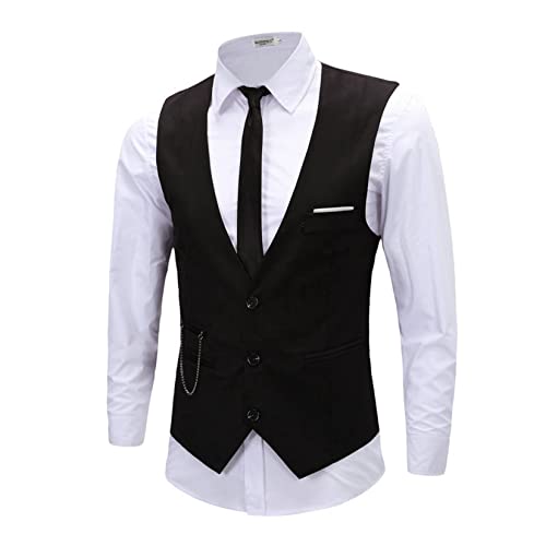 Gilet de costume pour hommes vêtement de bureau léger et élégant