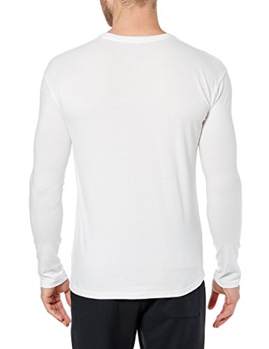 Lower East Le158 Camiseta de Manga Larga, Blanco, XL (Pack de 3) Hombres