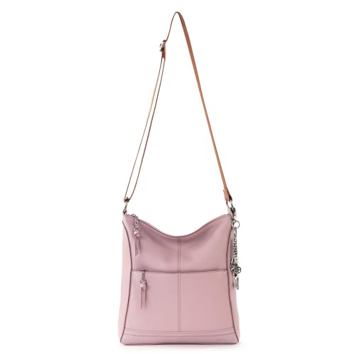 Image of The Sak Lucia Leather Crossbody Purse - Premium Leather Women's Handbag for Everyday & Travel - Cross Body Bag With Zipper