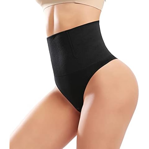 Nadeer Shapewear Damen Bauchweg String Unterhose Slips Tanga Miederhose Body Shaper Miederslips Figurformende Unterwäsche Cover
