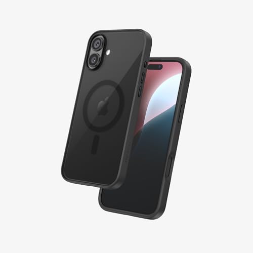 Coque de protection magnétique iPhone 16 FLOLAB Surtect noire ultra fine