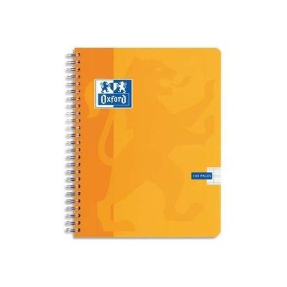 Lot de 5 Cahier reliure spirale 21x29,7 cm 180 pages petits carreaux papier 90g SUPER CONQUERANT