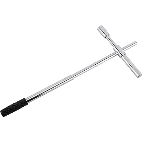 Toolly 23" Universal Extended Lug Wrench, 4 Way Tire Iron Nut Wrench Set with Storage Bag and Standard Sockets (17mm/19mm,21mm/23mm) Cover