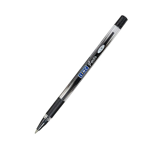 Image of Linc 0.6mm Glycer Ball Pen | Black Ink | Pack of 30