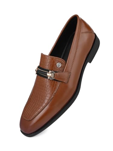 Image of ALBERTO TORRESI Calabria Horsebit Loafer for Men Branded TPR Sole with Sneaker Footbed