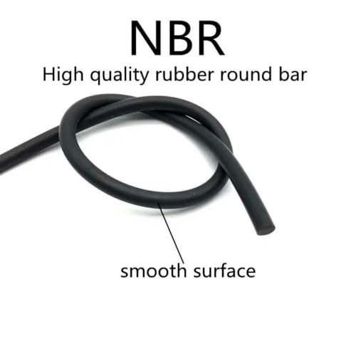 Cuerda de caucho NBR con alta resistencia al aceite y junta toroidal de 15 mm 3