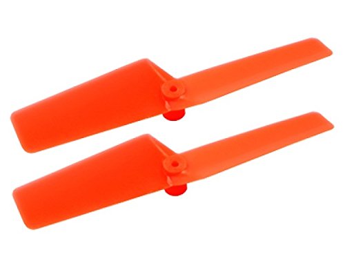 MICROHELI Plastic Tail Blade (Orange) - Blade MCPX/S