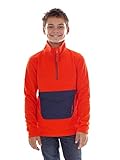atmungsaktiv O`Neill Fleecepullover Funktionsoberteil Rails Half Zip rot Tasche (152)