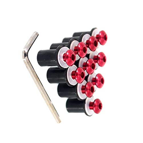 �I�[�g�o�C���i �ɓK�����郄�}�n NMAX155 N-MAX155 NMAX 155 XMAX 250 300 400 XMAX300 X-MAX �I�[�g�o�C�t�����g�K���X�{���g�l�W�i�b�g�t�@�X�i�[�L�b�g M5 5 �~�����[�g��(Red)