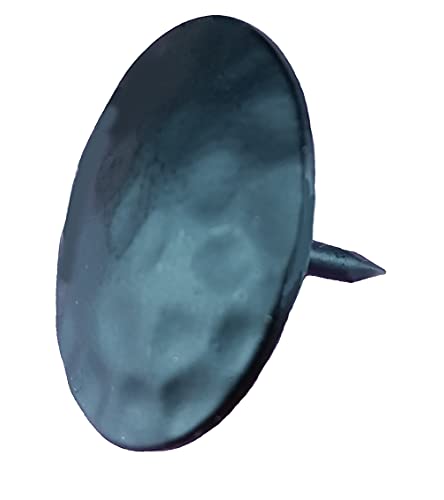1 1/4" Round Hammered Clavos, Premium Type, Black Powder Coated (100) 1 1/4" Round Hammered Clavos, Premium Type, Black Powder Coated (100)