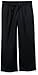 Amazon Essentials Women's Linen Blend Drawstring Crop Pant, Black, Large