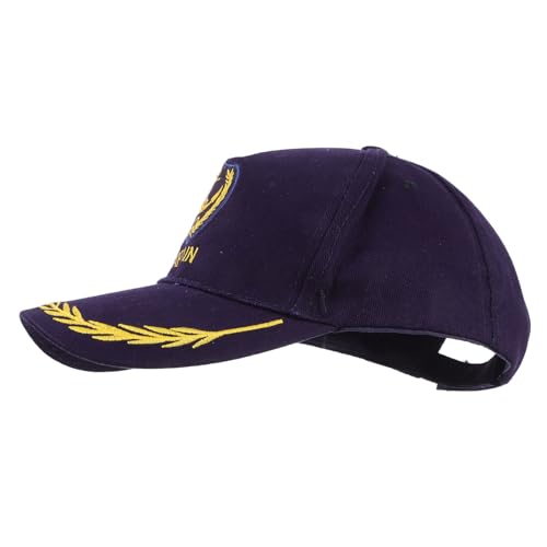 FRCOLOR Cute Navy Sailor Hat Breathable Women's Tennis Cap Retro Style Sun Hat for Outdoor Activities
