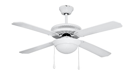 Orbegozo CP 25132 B   Ventilador de techo con luz, 4 palas, diámetro 132 cm, 3 velocidades, 60 W, negro