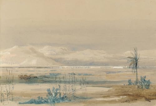 Lienzo de Málaga de David Roberts, cuadro de 60x90cm para decoración de paredes del hogar