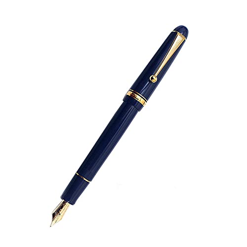 Image of Pilot Custom 74 Fountain Pen Dark Blue Resin ? Medium Nib