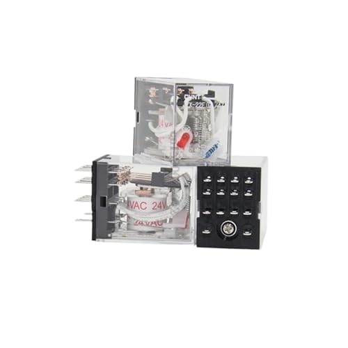 Relais intermédiaire JZX-22F pour domotique et contrôle d'éclairage AC24V