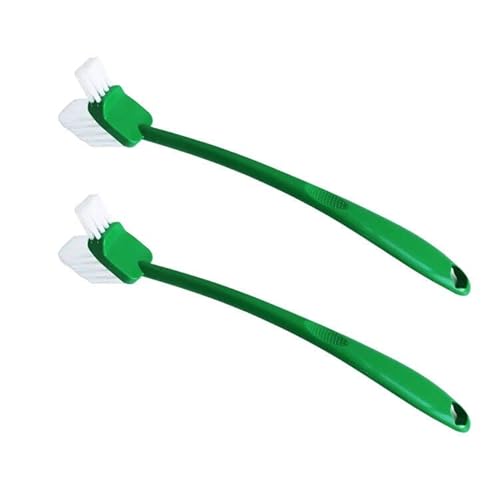 IZSOHHOME Escova de cozinha, escova de limpeza para máquina de cozinhar, cabo longo curvado aderente, mais adequado para a forma do espremedor, forno de fritadeira a ar (2 pacotes)