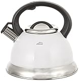 Inox 18/10 Lacor - 68643 - Hervidor Silbante 2,5Litro - Blanco