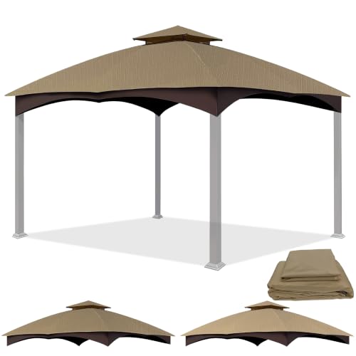 SCOMANAGE Gazebo Replacement Top Compatible with The Lowe's Allen roth