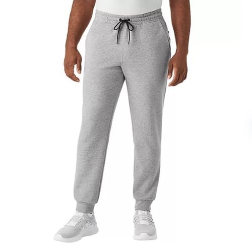 Member's Mark Men's Regular Fit Everyday Active Jogger Pant (US, Alpha, Medium, Regular, Regular, Medium Grey Heather)