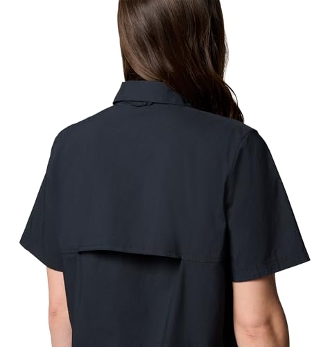 Columbia Damen Standard Brea Falls Woven Short Sleeve, Schwarz – Ansicht 5
