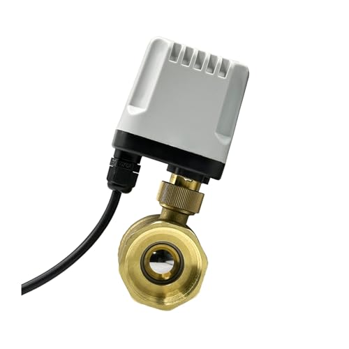 Válvula motorizada de latón de 1" para automatizar el riego del hogar 4