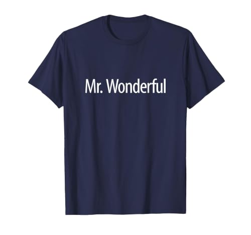 Mr. Wonderful - T-Shirt, Men, Navy Blue, 5X-Large