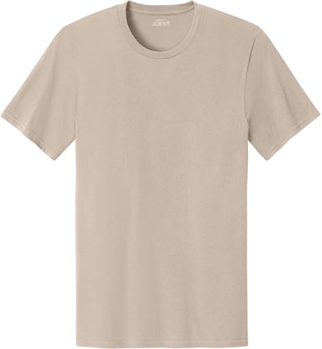 Joe's USA Lightweight Easy Cotton Tee-4XL-Light Sand
