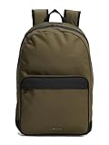 Tommy Hilfiger Mochila masculina Repreve, verde exército, Verde militar, One Size, Mochila leve Repreve com capa para laptop