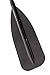 Seachoice 4 Ft. Synthetic Paddle w/Aluminum Shaft, 1 in. Diameter Shaft, Palm Grip, 22 in. X 6-1/8 in. Blade, Black