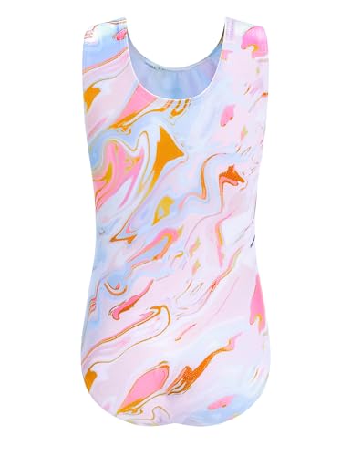 Image of Domusgo Toddler Leotard Gymnastics Long Sleeve, Sparkly Tumbling Dance Leotards for Baby Girls Kids Teens 2-14 Years