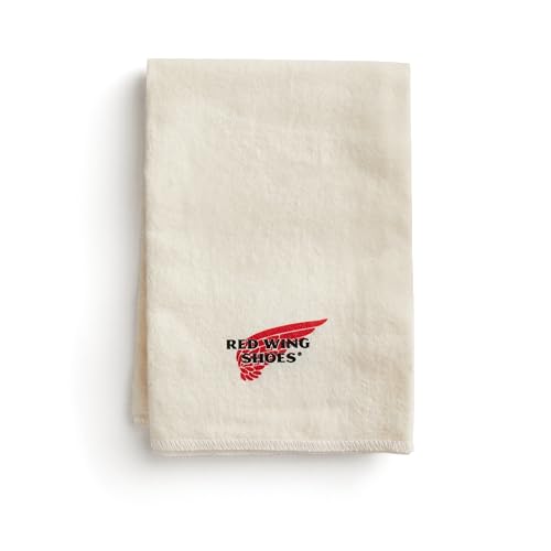Red Wing Shoes Boot Care Cloths, 100% Cotton, Leather Cleaning Cloths (Sold in Pairs)