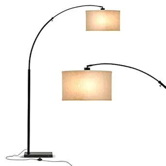 Brightech Logan - Contemporary Arc Floor Lamp w