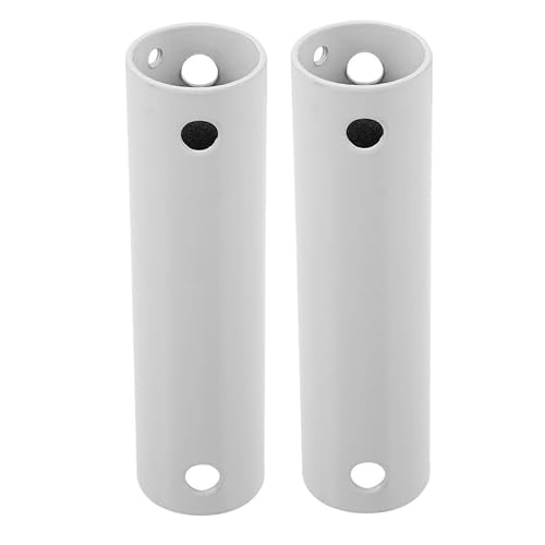 COHEALI 2 Piezas Varilla De ExtensióN Para Ventilador De Techo | Soporte Para Ventilador De Techo Montaje En Varilla Oculta Cables De Luz Para Oficina Hogar Y DecoracióN De Granja Blanco
