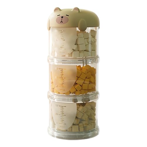 Contenedor de bocadillos para perros - Tapal Portable Jar | Tratamiento transparente del perro dispensador | Contenedor de viaje decorativo para Croccantini y Premietti