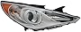 TYC Right Headlight Assembly Compatible with 2011-2014 Hyundai Santa Fe