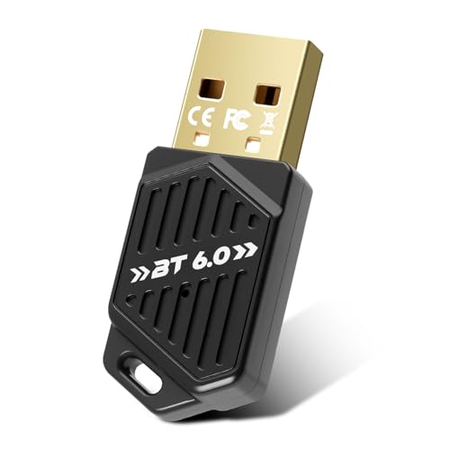Bluetooth 6.0 Adapter USB Dongle für PC, Highspeed Bluetooth Stick mit Dual Mode BLE, unterstützt bis zu 5 Geräte gleichzeitig, große Reichweite, niedrige Latenz, kompatibel mit Windows 11/10/8.1 Bluetooth 6.0 Adapter USB Dongle für PC, Highspeed Bluetooth Stick mit Dual Mode BLE, unterstützt bis zu 5 Geräte gleichzeitig, große Reichweite, niedrige Latenz, kompatibel mit Windows 11/10/8.1