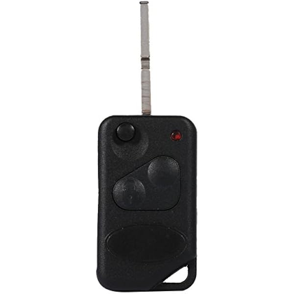 KIMISS Flip Folding Remote 2 przyciski obudowa pilota z kluczykiem samochodowym do P38