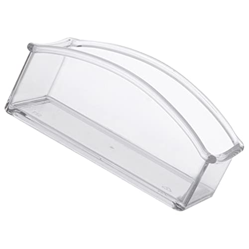 STOBOK Clear Tea Storage Organizer, Acrylic Sugar Packet Organizer Tea Bag Holder Candy Container for Home Office Countertop, Coffee Bar, Cabinet, Sweetener